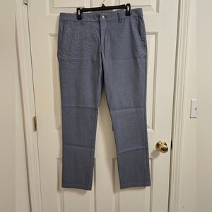 Mizzen & Main Mens Helmsman Gray Perfomance Chino Pant Size 36